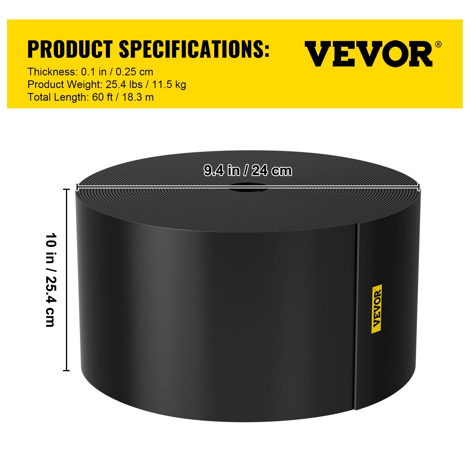 Vejos apvadas VEVOR SS-SGY-0002, 18,3 m ilgio