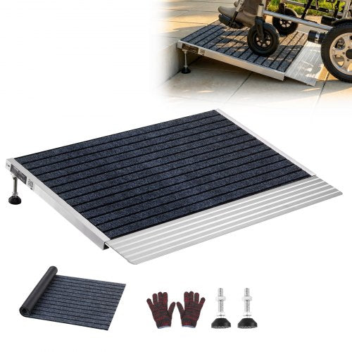 Slenksčio rampa VEVOR HXPBPD24 x 36, 362,9 kg apkrova