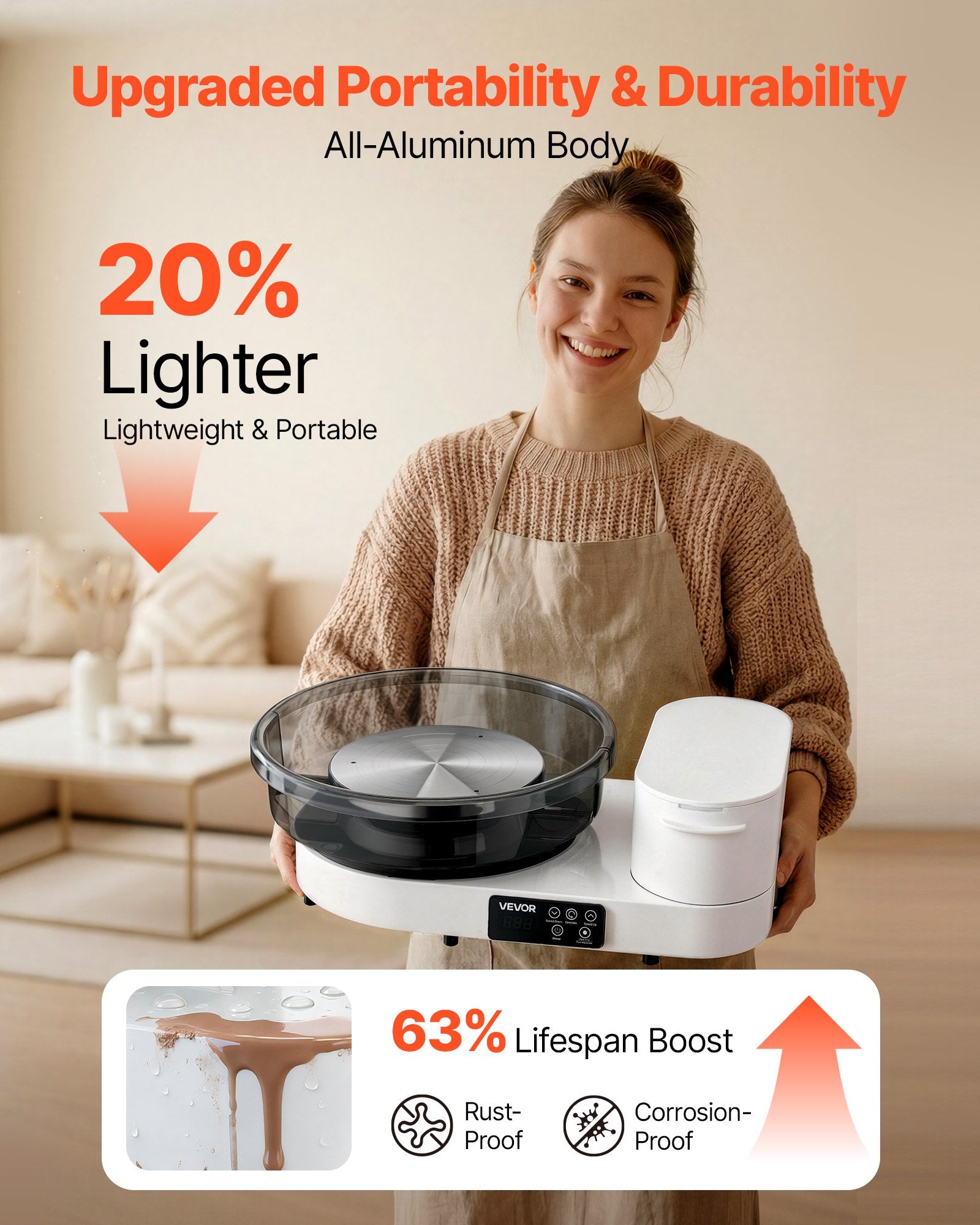 Elektrinis žiedimo ratas VEVOR LSXPP-515, 450W