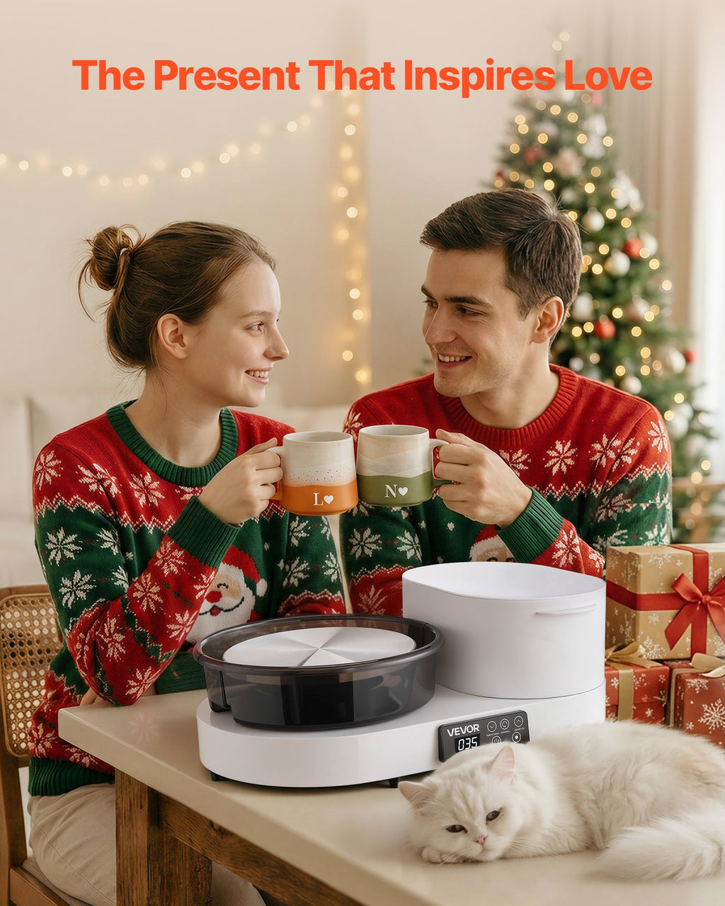 Elektrinis keramikos žiedas VEVOR JCTY-032, 450W