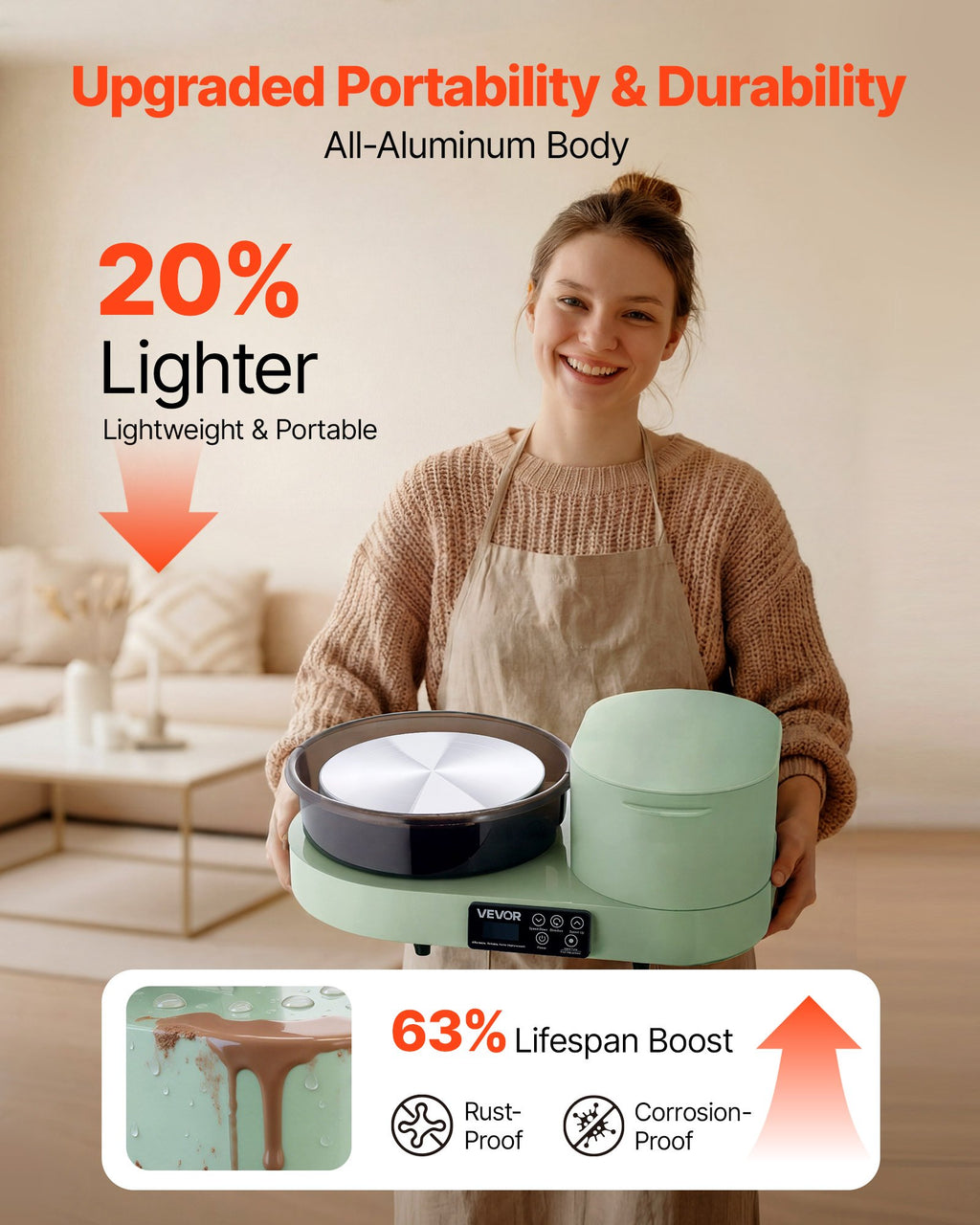 Keramikos žiedas VEVOR JCTY-032, 450 W
