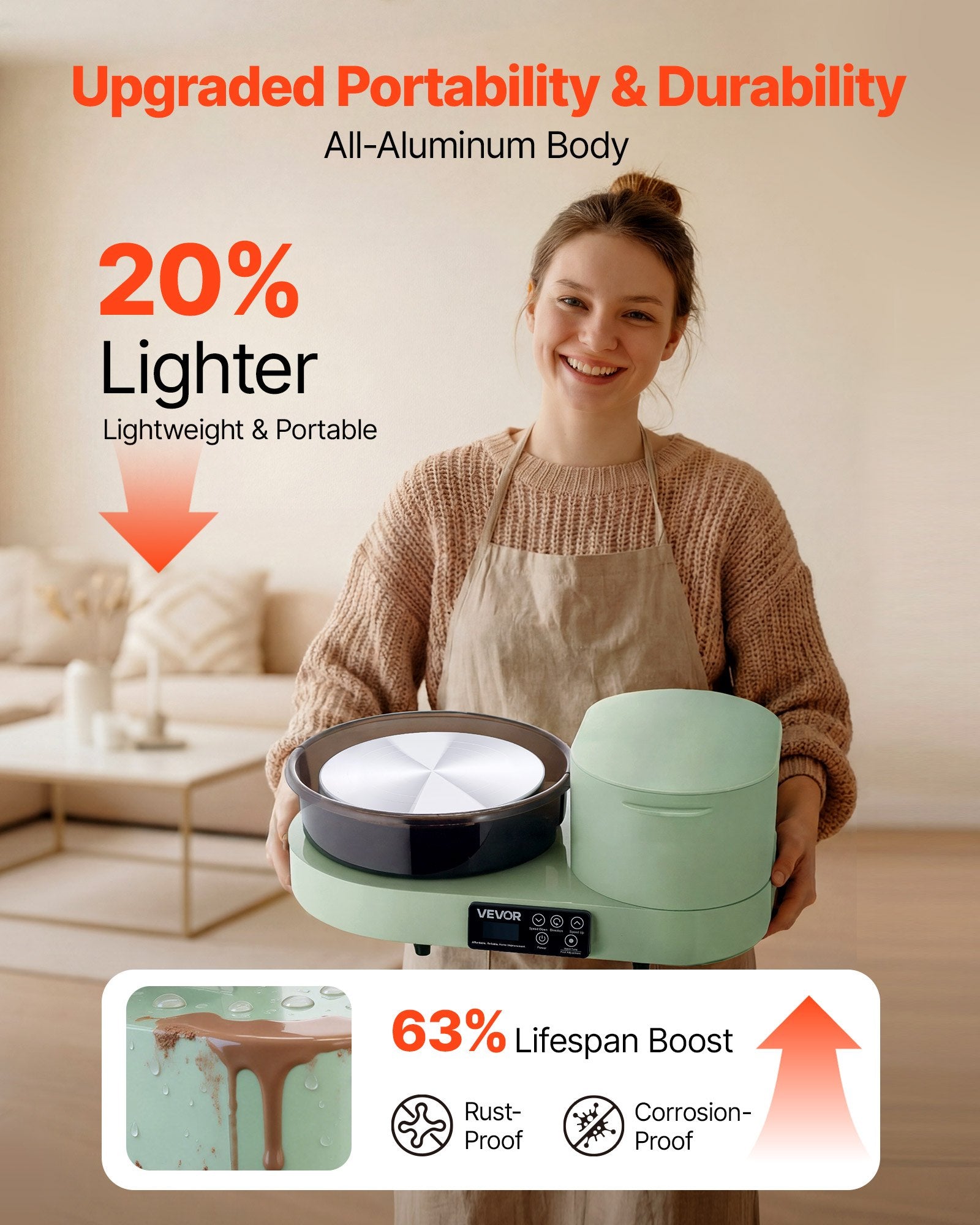 Keramikos žiedas VEVOR JCTY-032, 450 W