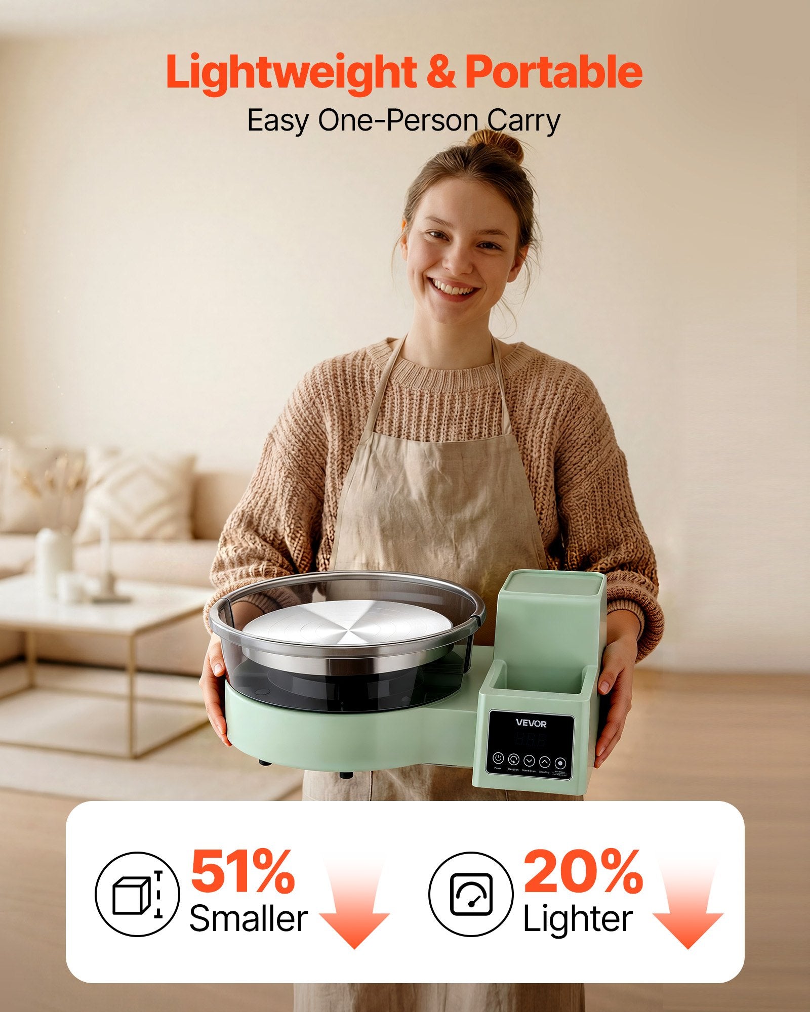 Elektrinis žiedimo ratas VEVOR LSXPJ-515, 450W