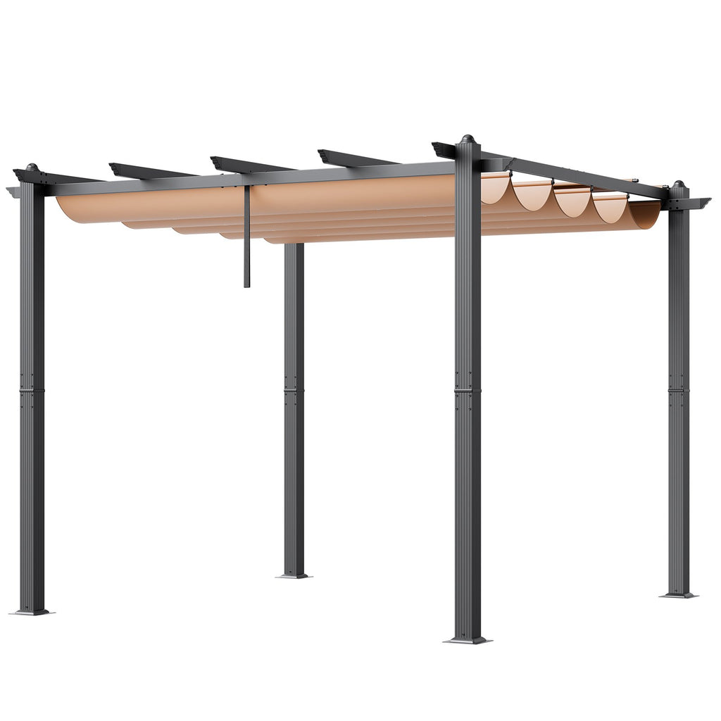 Lauko pavėsinė (pergola) VEVOR JDG-098-33DGR, 3 x 3 m