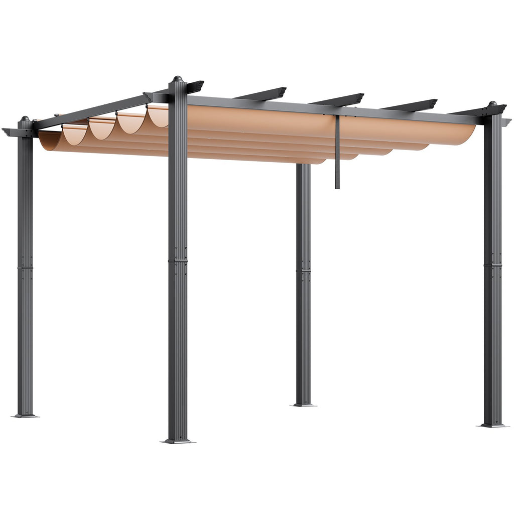 Lauko pavėsinė (pergola) VEVOR JDG-098-33DGR, 3 x 3 m
