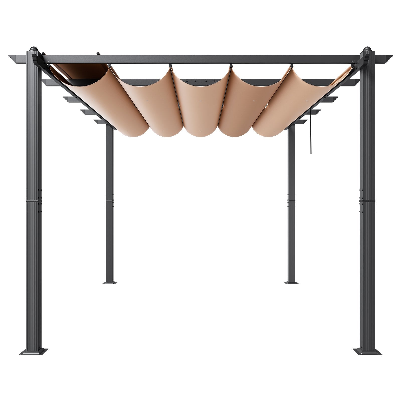 Pergola su ištraukiamu stogeliu VEVOR JDG-098-34DBE, 3 x 4 m