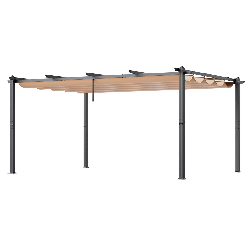 Lauko pavėsinė-pergola VEVOR JDG-098-48DBE, 3,6 x 4,86 m