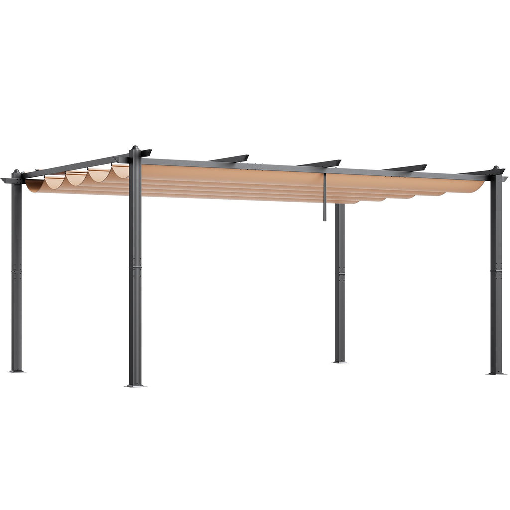 Lauko pavėsinė-pergola VEVOR JDG-098-48DBE, 3,6 x 4,86 m