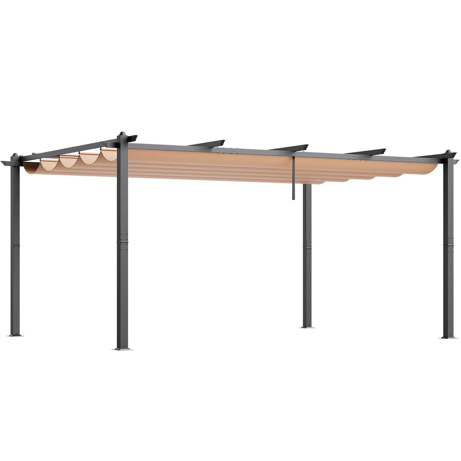 Lauko pavėsinė-pergola VEVOR JDG-098-48DBE, 3,6 x 4,86 m