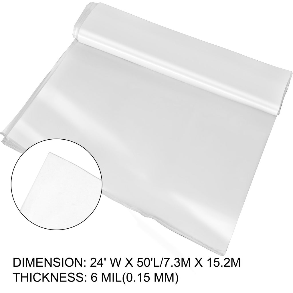 Šiltnamio plėvelė VEVOR 7,3 x 15,2 m, 0,15 mm storio