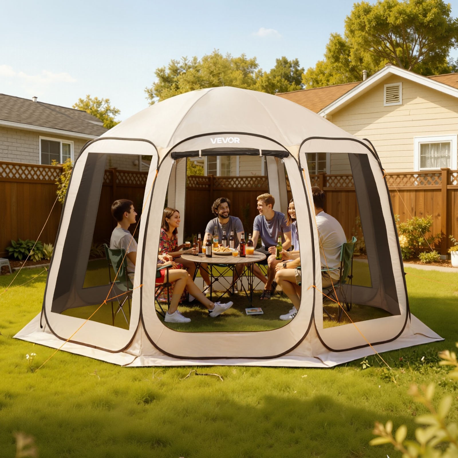 Sodo palapinė-pavėsinė VEVOR 121133, 10-12 asmenų