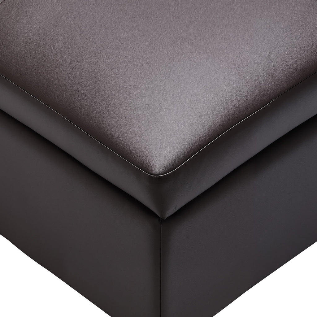 Pufas-daiktadėžė VEVOR CWD0097CA-KD-DARK BROWN, 71 cm