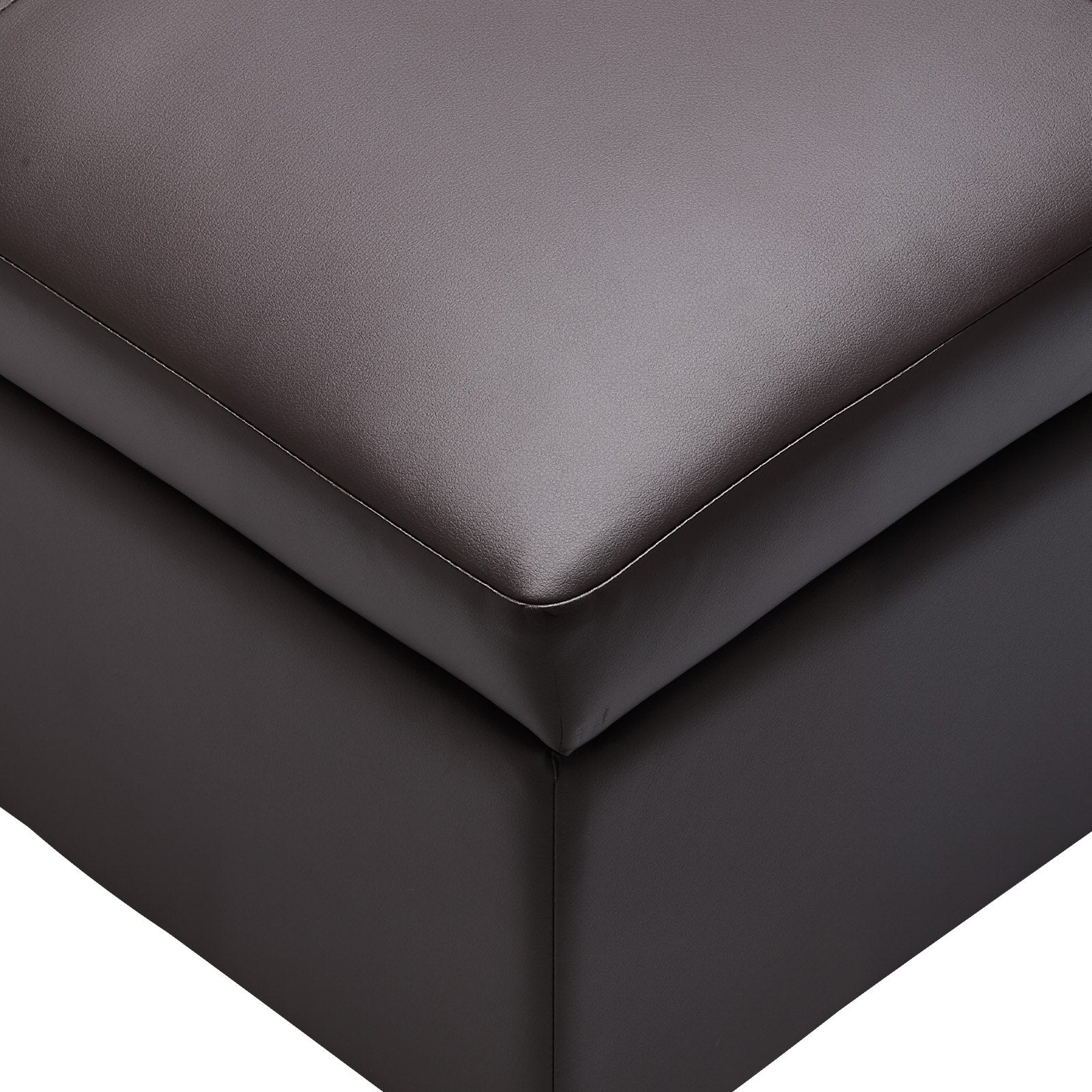 Pufas-daiktadėžė VEVOR CWD0097CA-KD-DARK BROWN, 71 cm