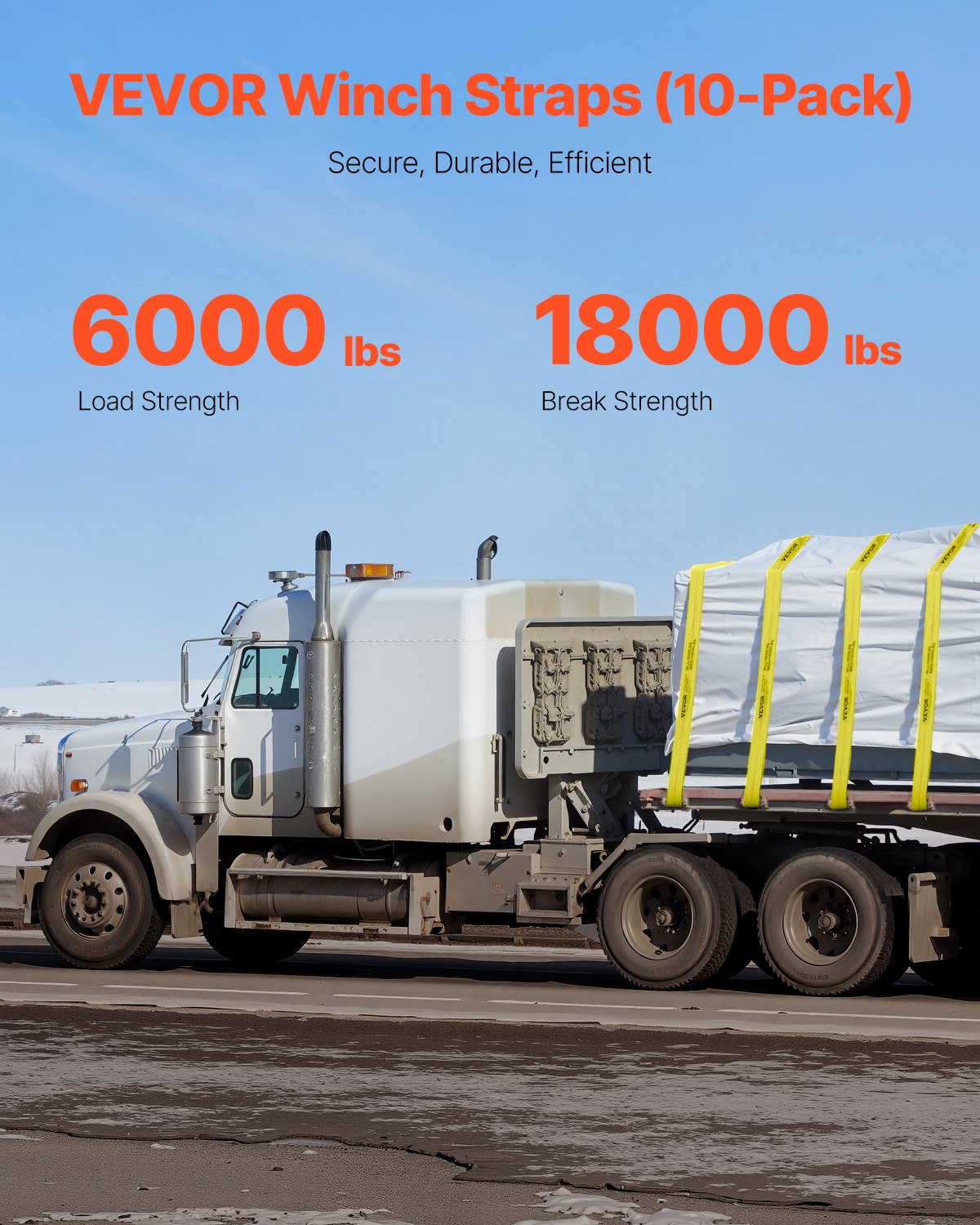 Gervės diržai VEVOR PG-08240005, 2722 kg keliamoji galia