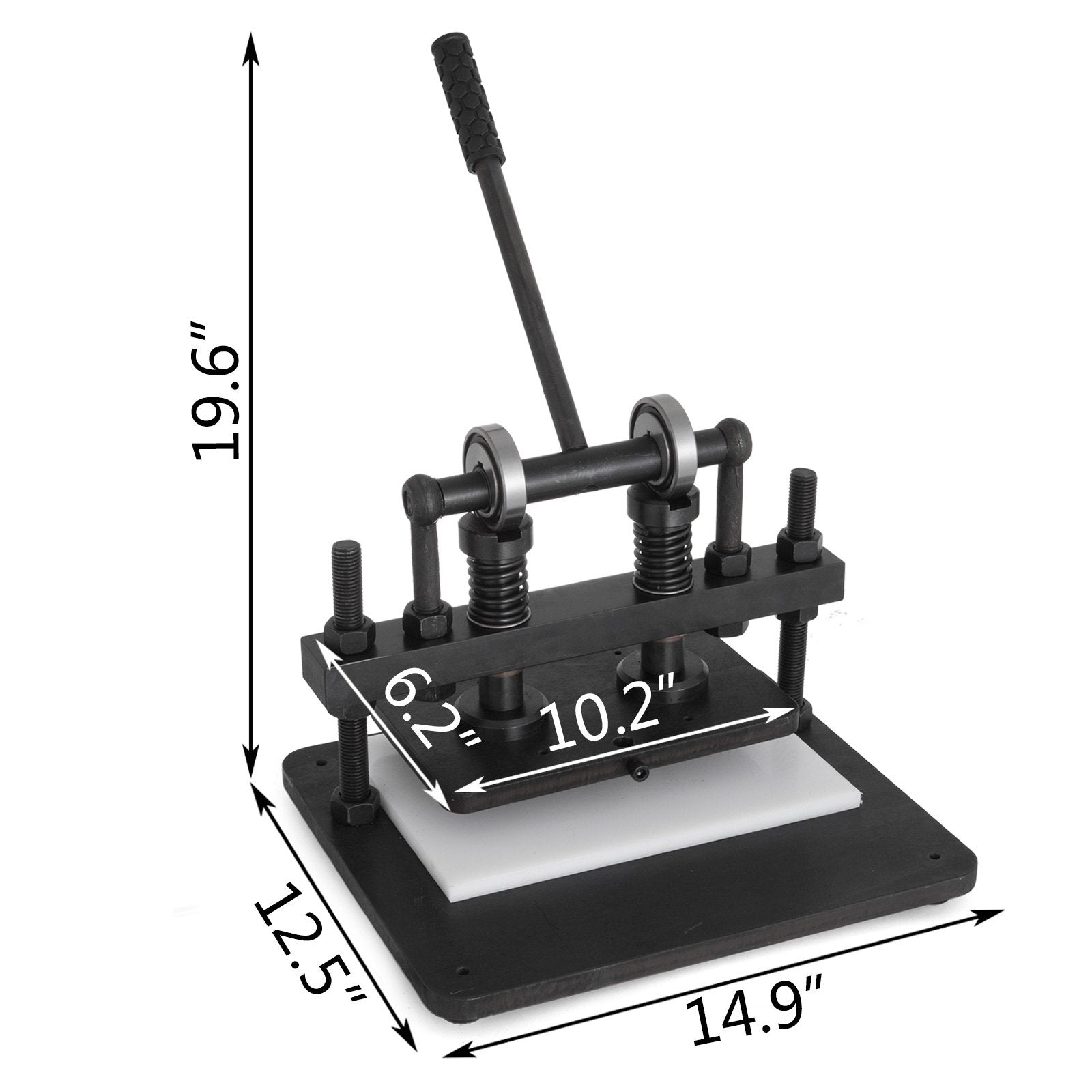 Odos pjovimo staklės VEVOR 260x150 mm, 1,5 tonos slėgis