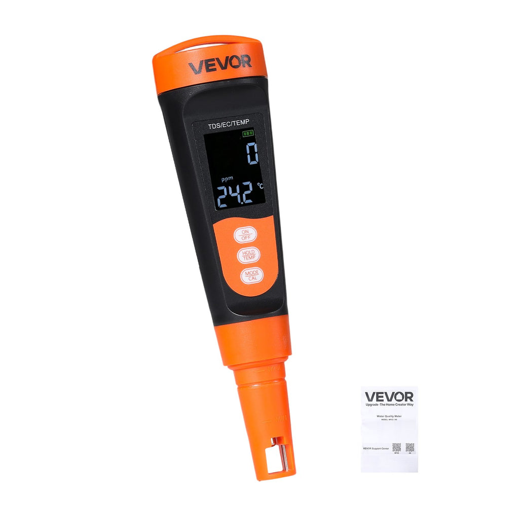 Vandens kokybės matuoklis VEVOR A6, 0–9990 ppm