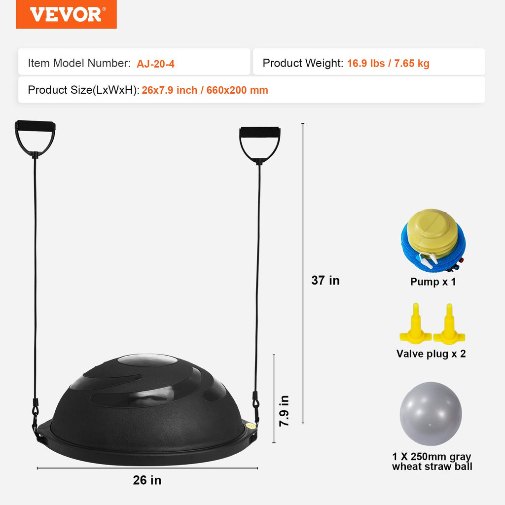 Pusiausvyros treniruoklis VEVOR AJ-20-4, 66 cm skersmens