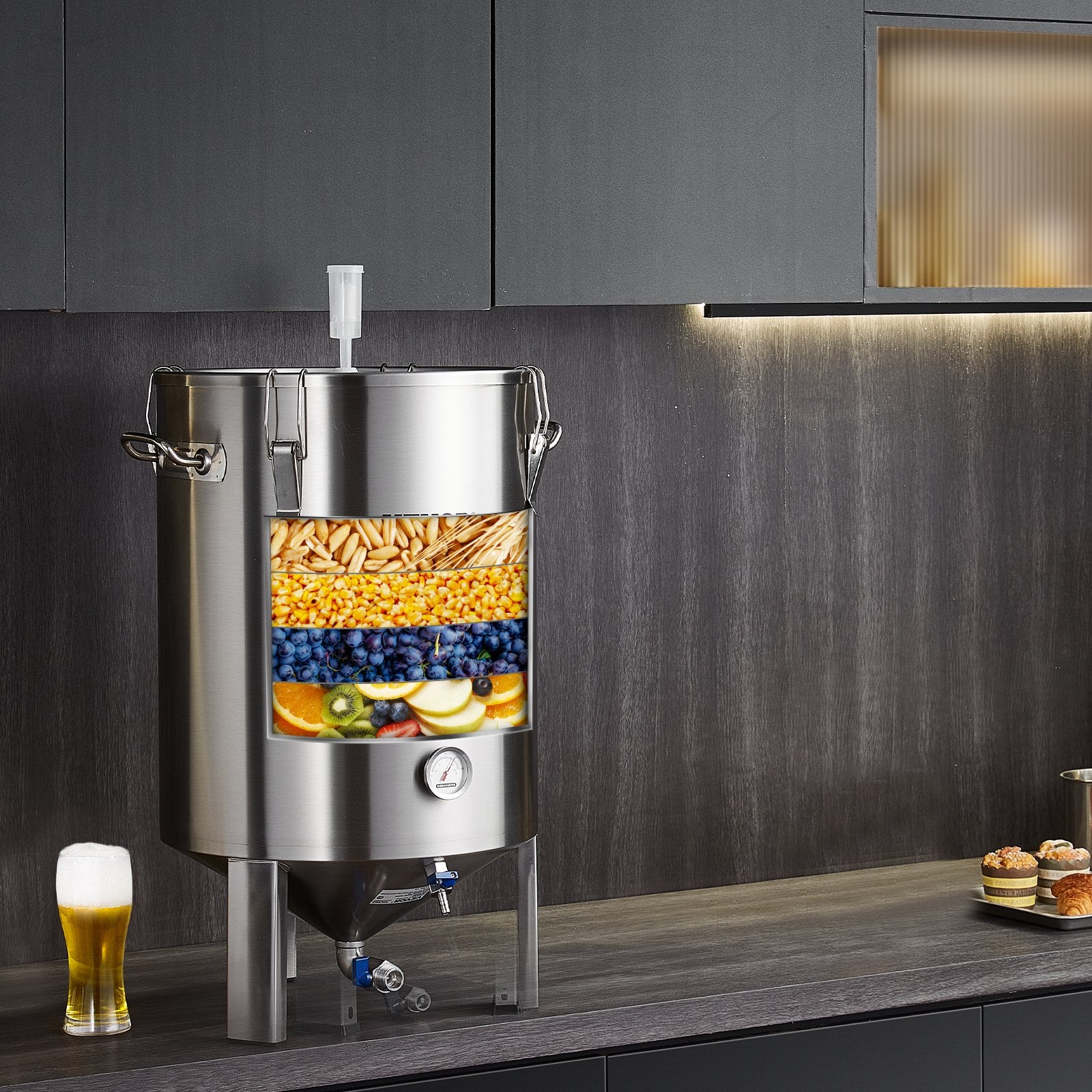 Alaus fermentavimo talpa VEVOR DM-F600, 60 l