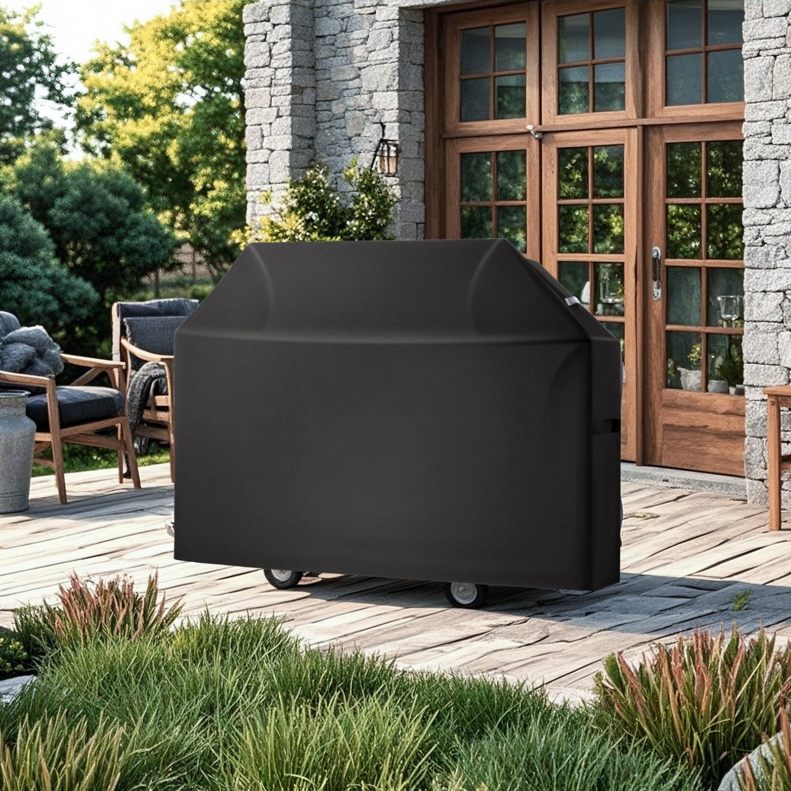 Kepsninės uždangalas VEVOR DD-60x28x44, 152 cm