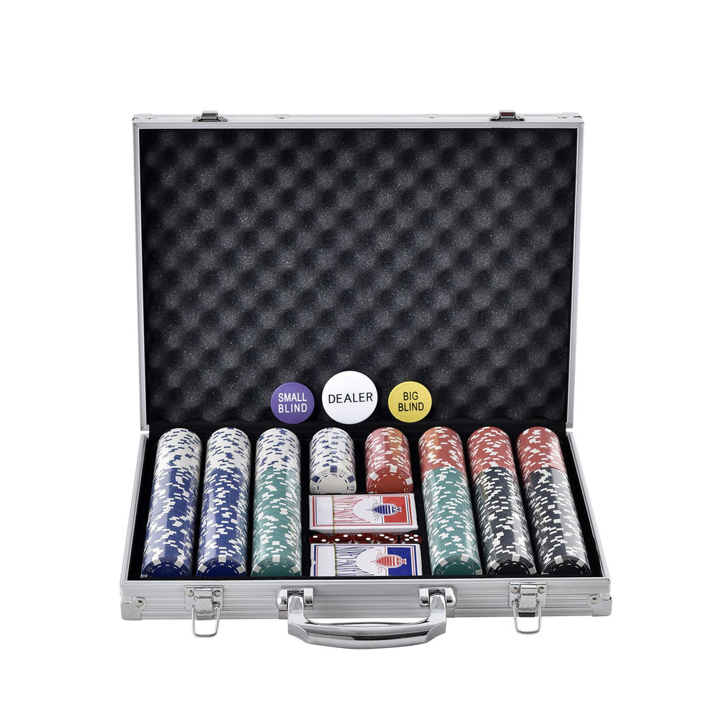 Pokerio žetonų rinkinys VEVOR YC-500-1, 500 vnt.