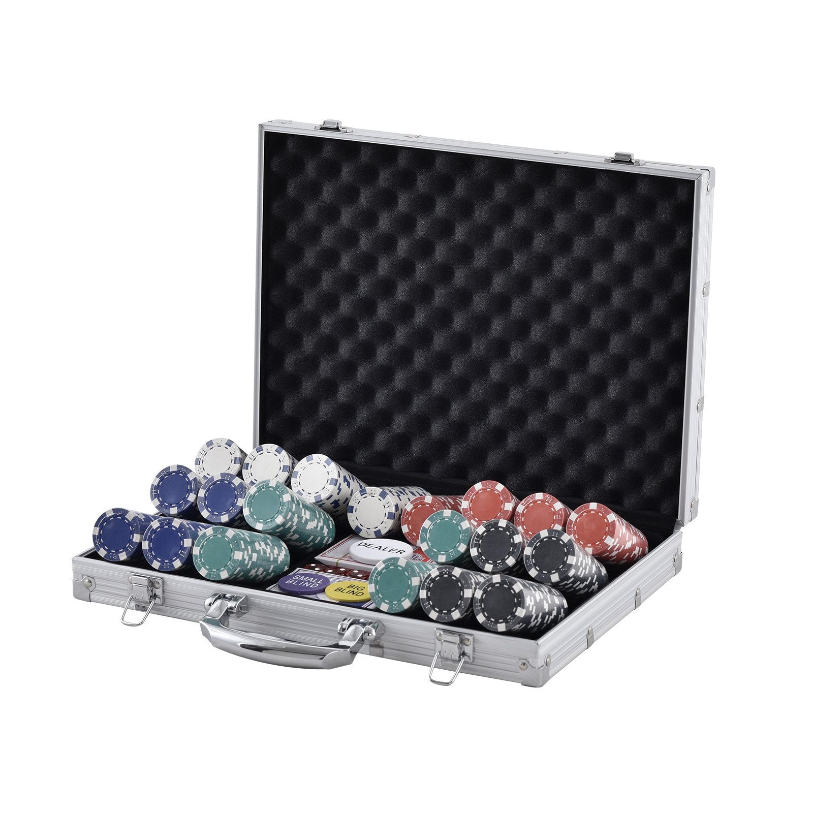 Pokerio žetonų rinkinys VEVOR YC-500-1, 500 vnt.