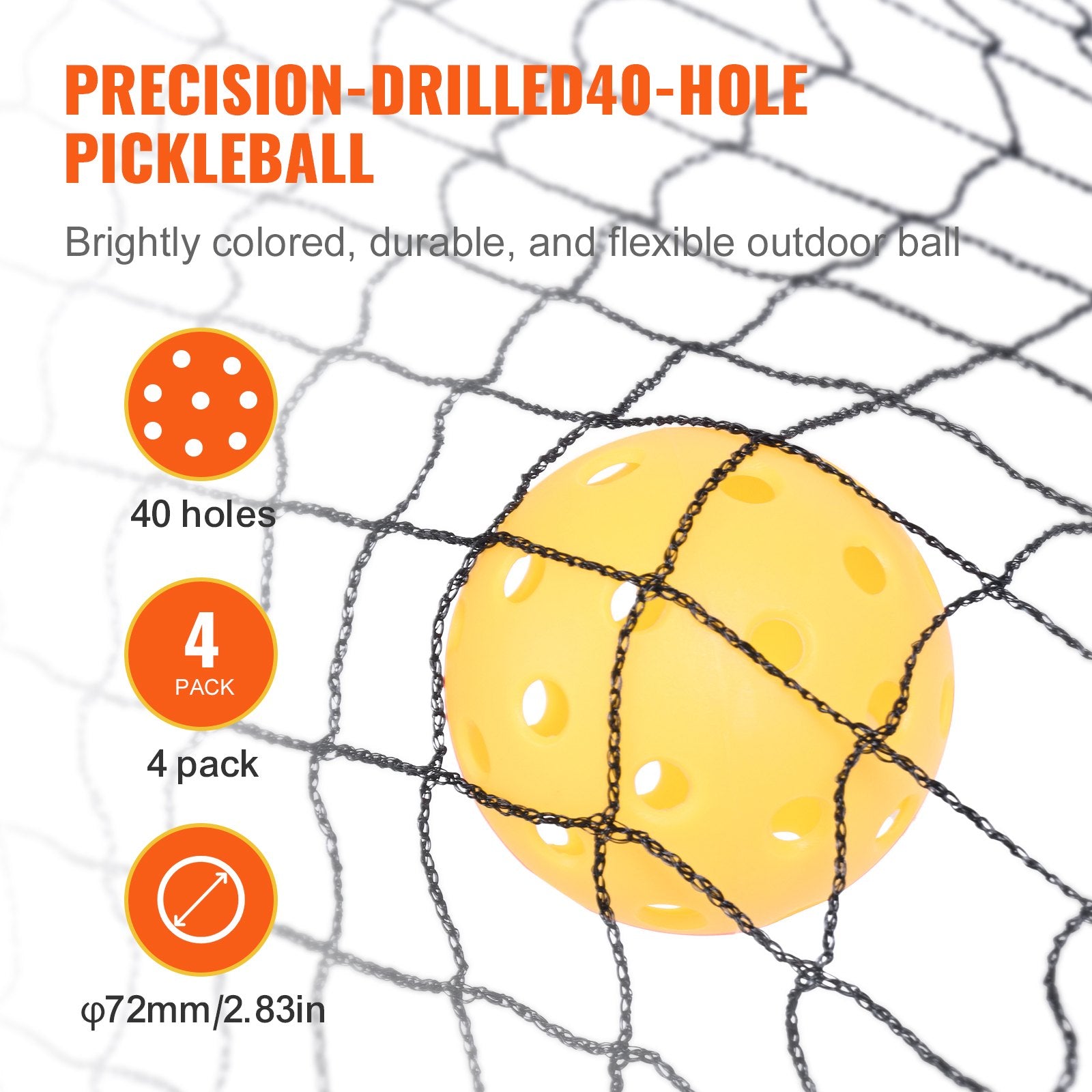 Pickleball tinklo komplektas VEVOR JH-504, 6,72 m ilgio