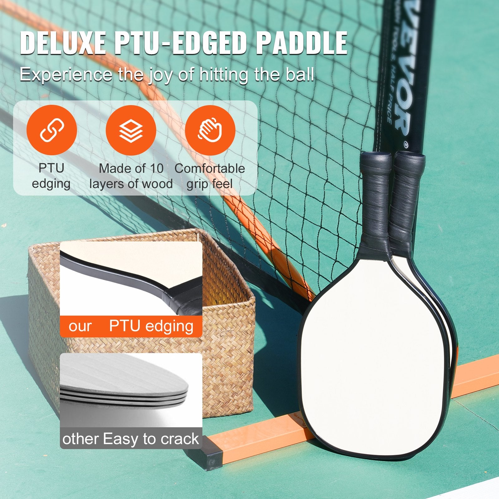 Pickleball tinklo rinkinys VEVOR JH-503, 670,6 cm