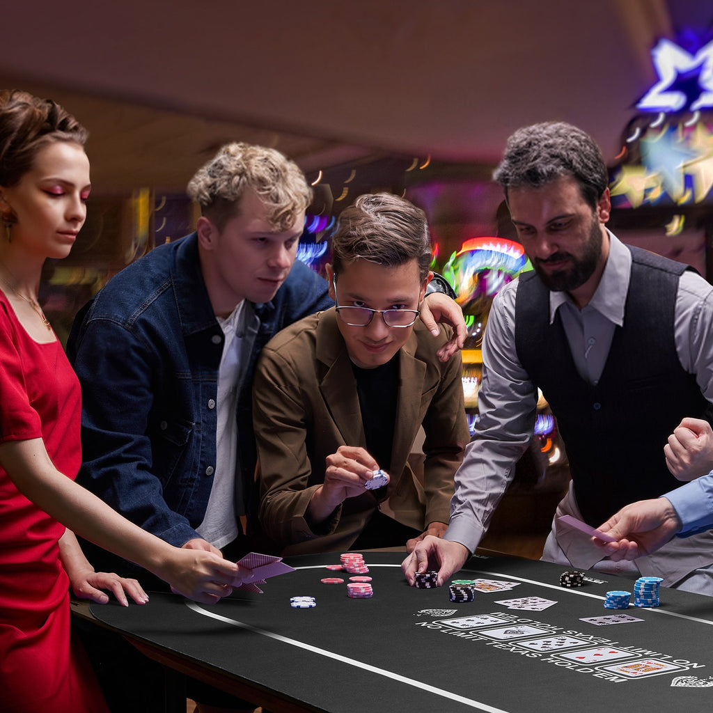 Pokerio stalo kilimėlis VEVOR HCK14201, 180 x 90 cm