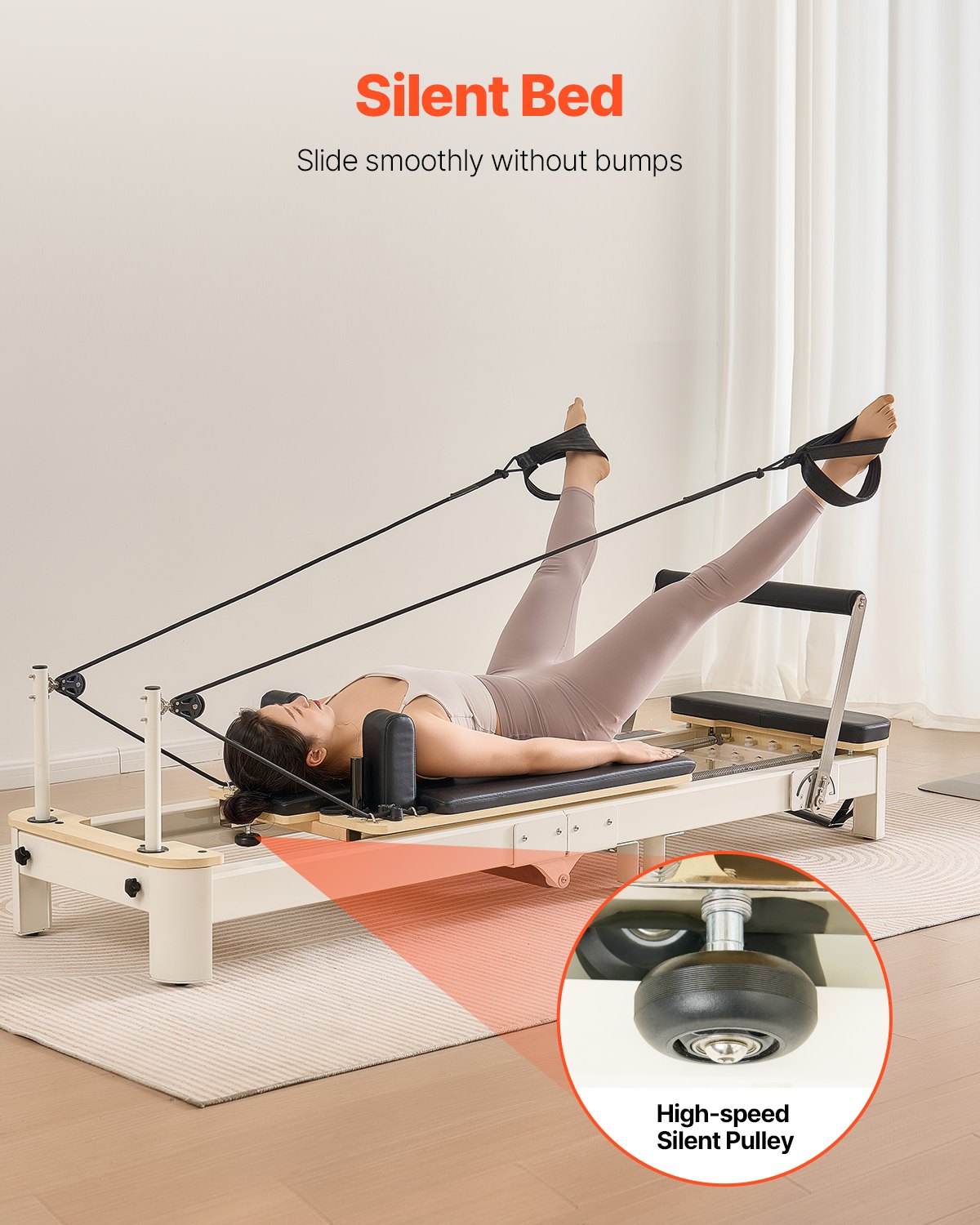 Sulankstomas Pilateso treniruoklis VEVOR F6004-B, iki 181 kg apkrova