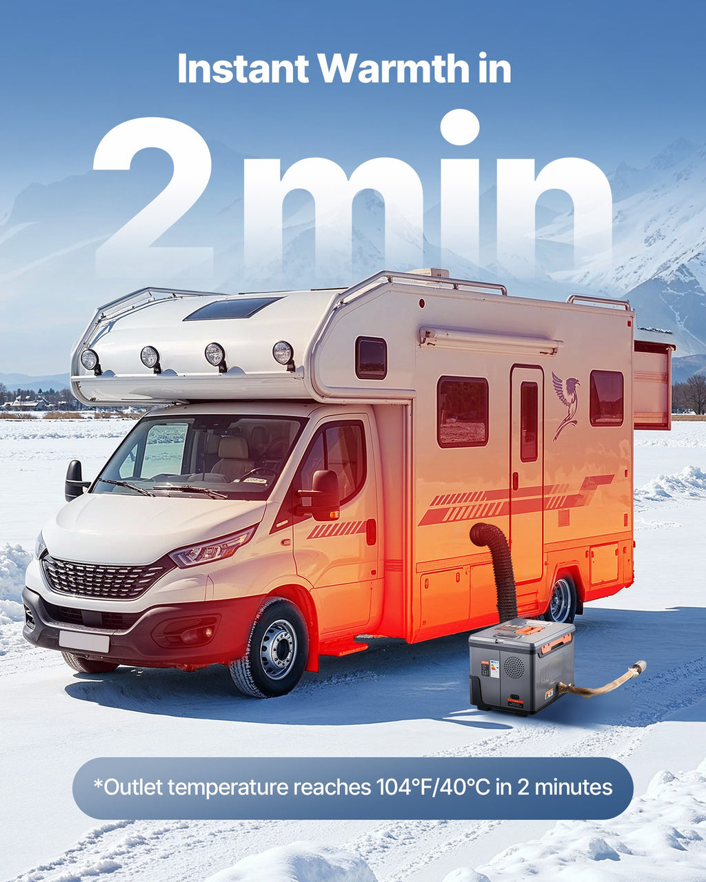 Dyzelinis šildytuvas VEVOR XMZ-TB20 Pro, 5-8 kW