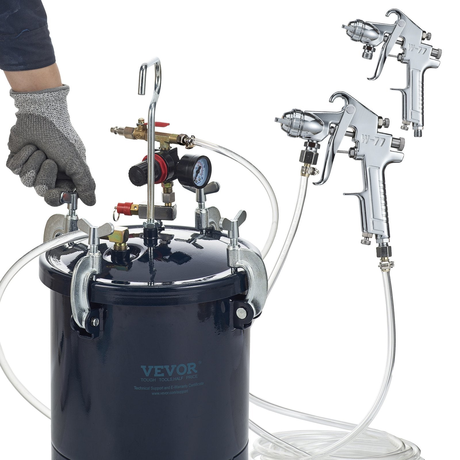 Dažų purškimo bakas VEVOR JY-SS10L, 10 l