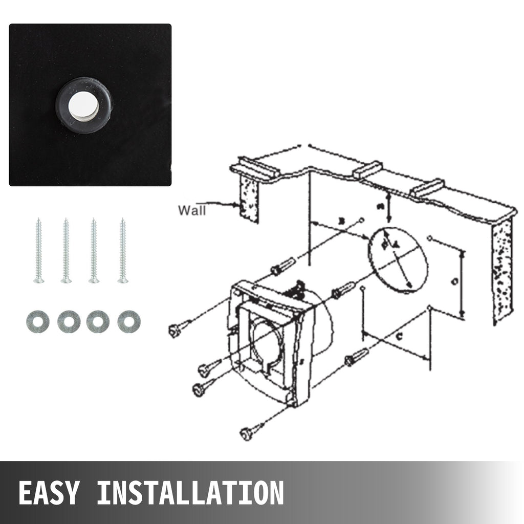 Pramoninis ventiliatorius VEVOR YNF-300-2T, 300 mm