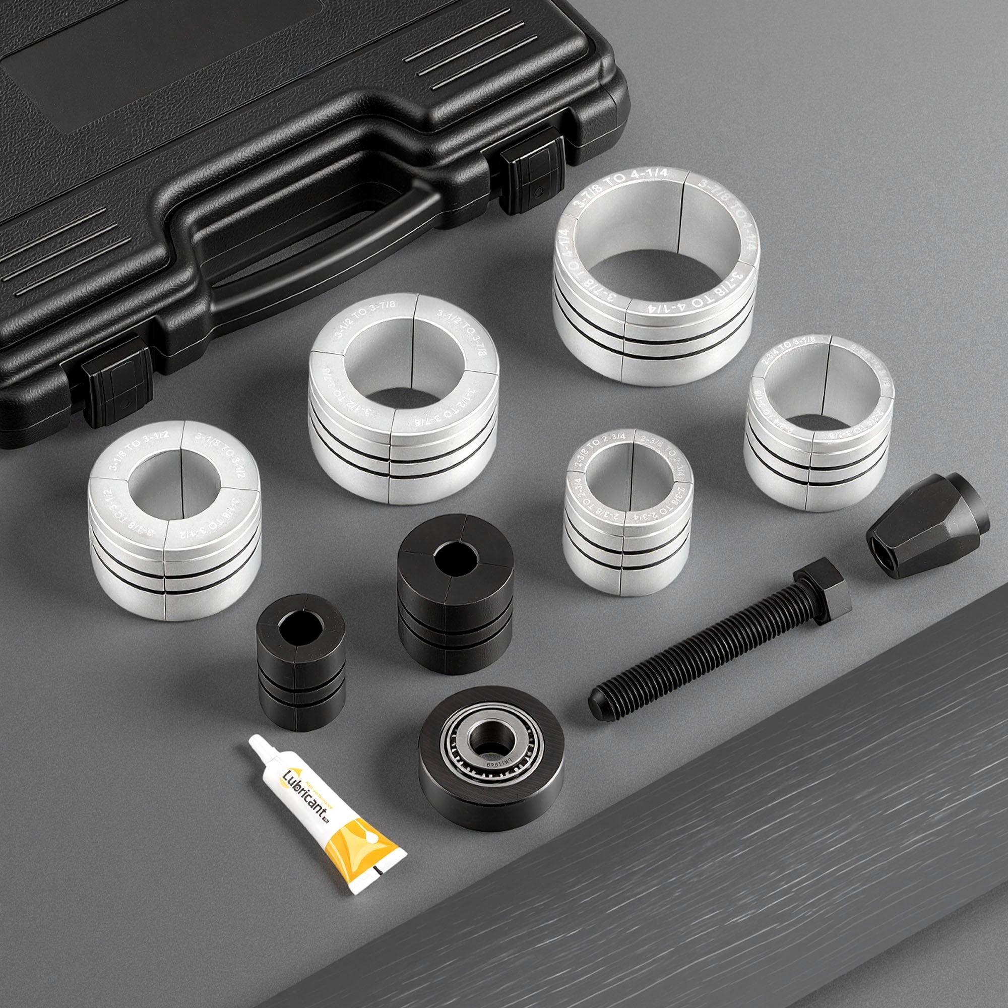 Išmetimo vamzdžių plėtiklių rinkinys VEVOR 9073, 41,27–107,95 mm