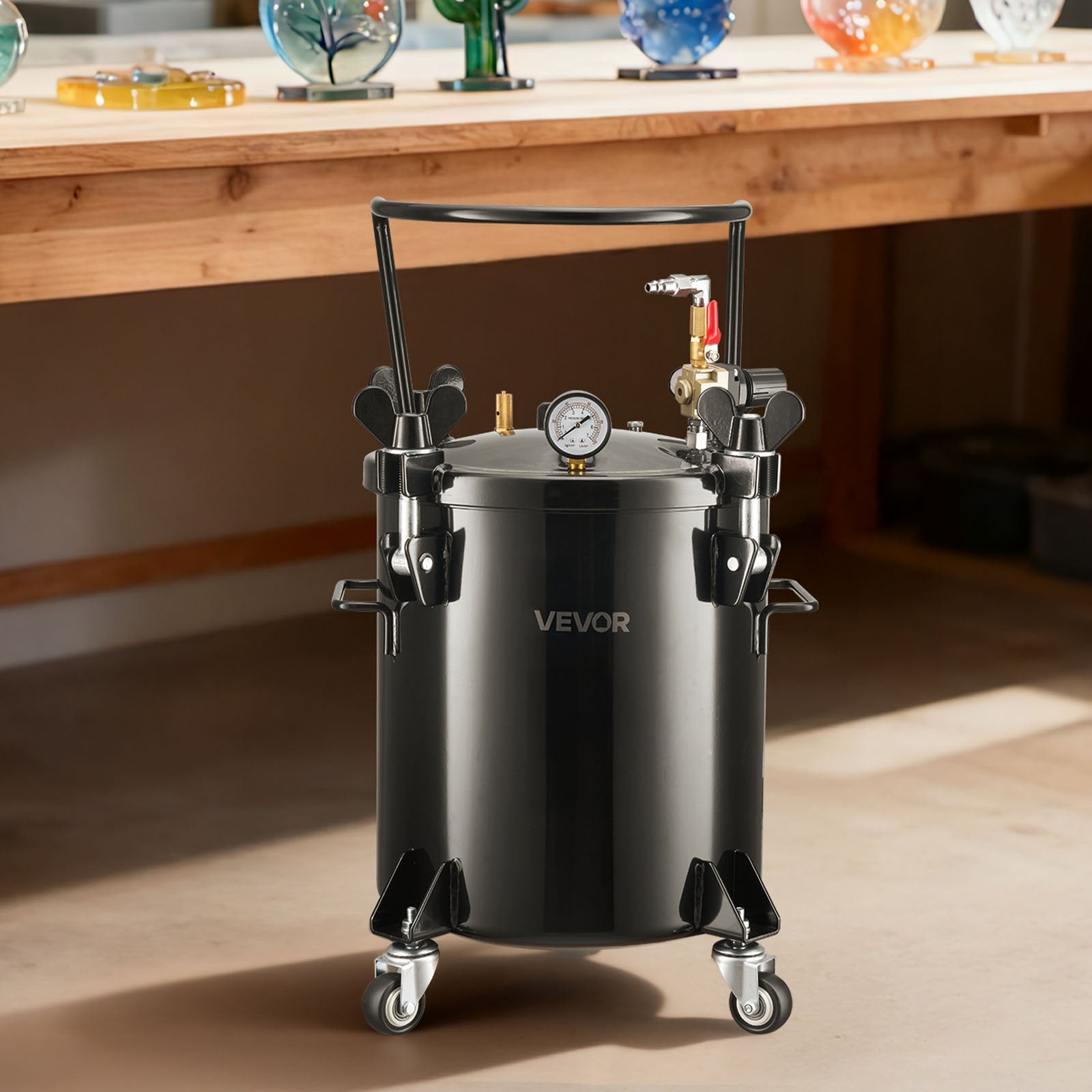 Slėginis indas dervai VEVOR R8363H, 20 L