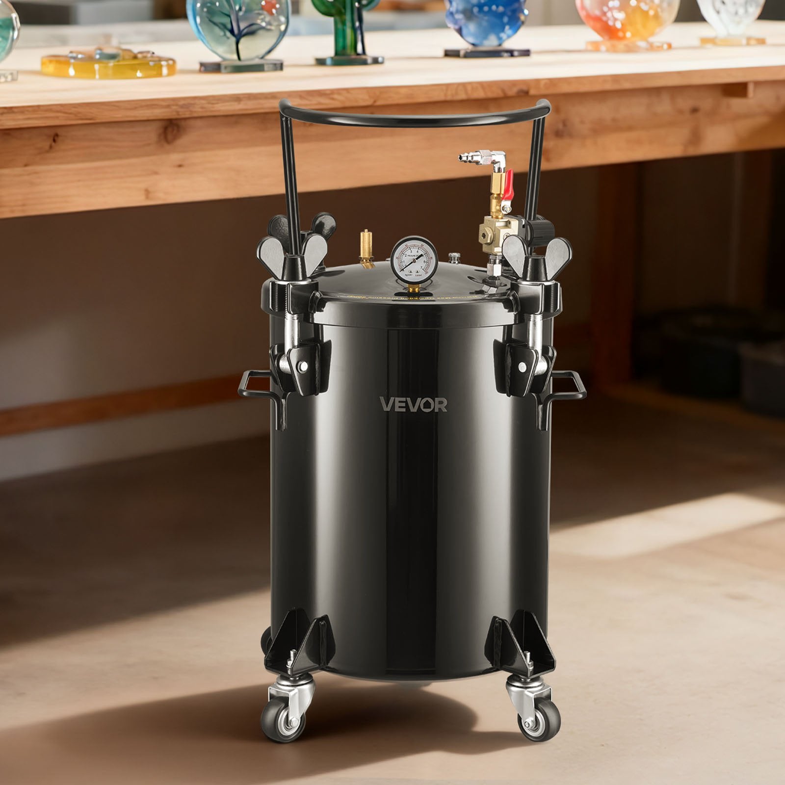 Slėginis indas dervai VEVOR R8311H, 30 L
