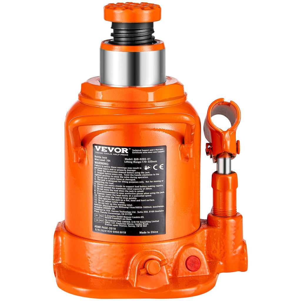 Hidraulinis domkratas VEVOR QJD-020S-01, 20 t