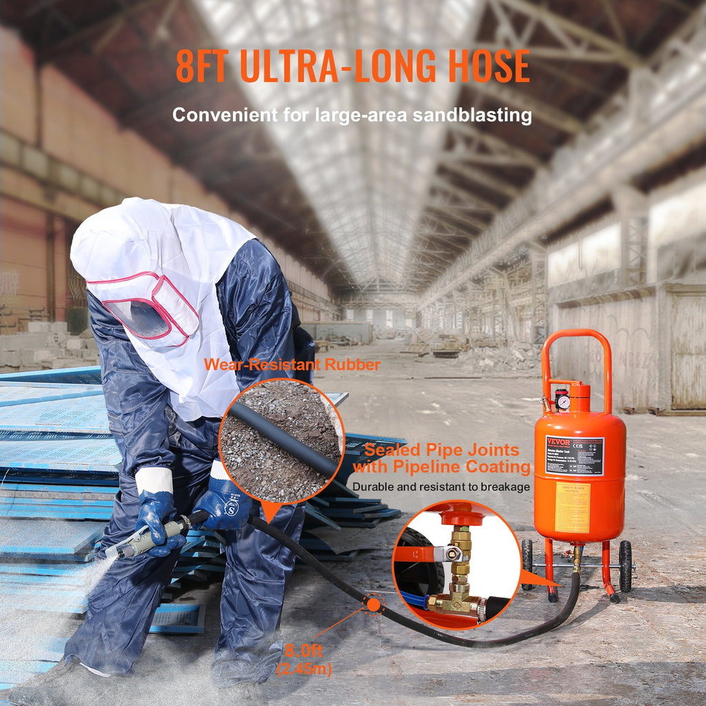 Smėliasrovė VEVOR FF-Q901, 18,9 l