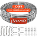 Plieninio lyno rinkinys VEVOR QD304PVC-021, 3,2 mm x 30,5 m