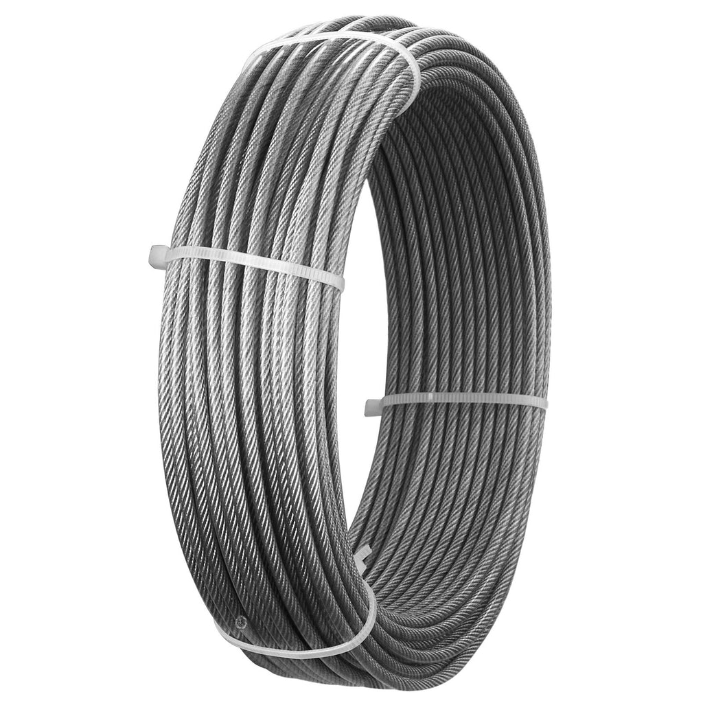 Plieninio lyno rinkinys VEVOR QD304PVC-021, 3,2 mm x 30,5 m