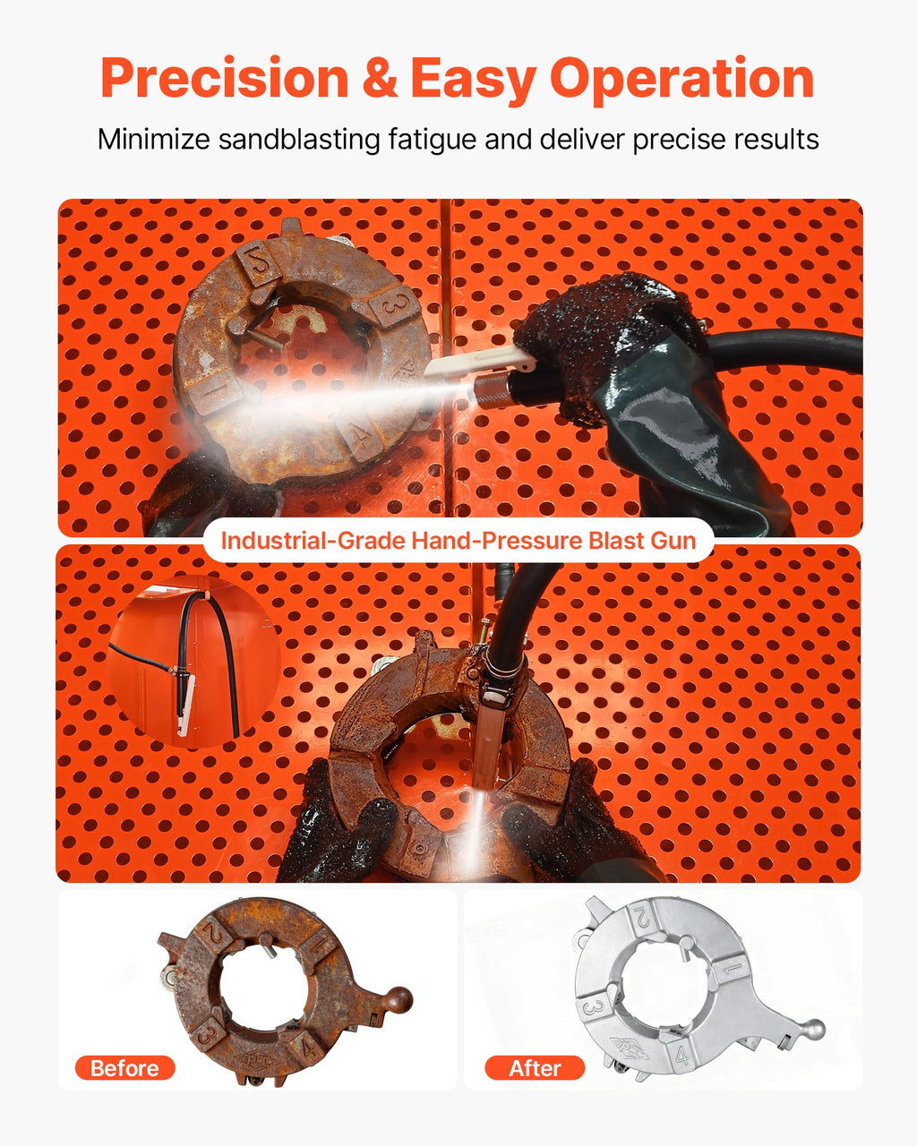 Smėliavimo kamera VEVOR SBC-1000P, 927 l
