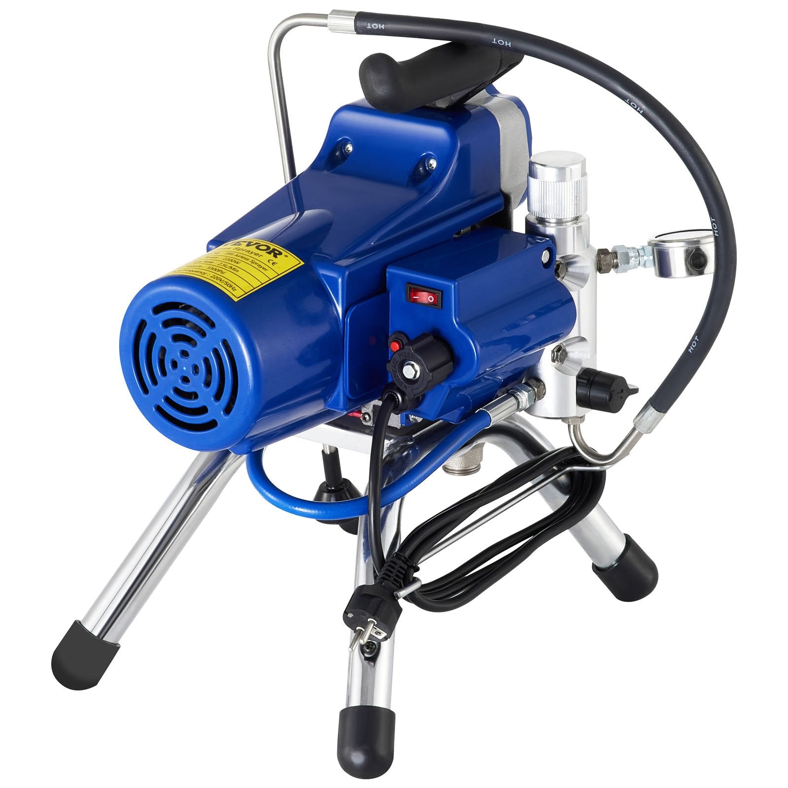 Beoris dažų purkštuvas VEVOR 2200W, 3000 PSI