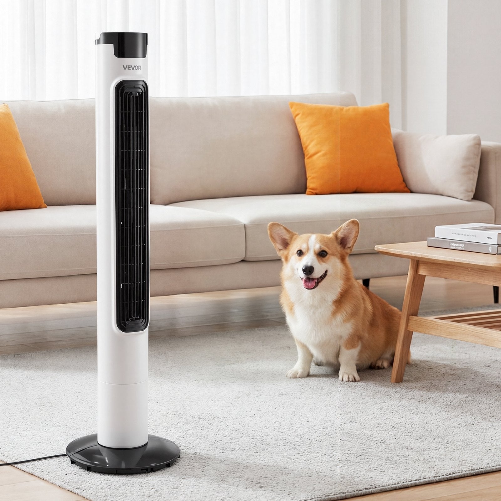 Bokštinis ventiliatorius VEVOR LG38-01R, 50 W
