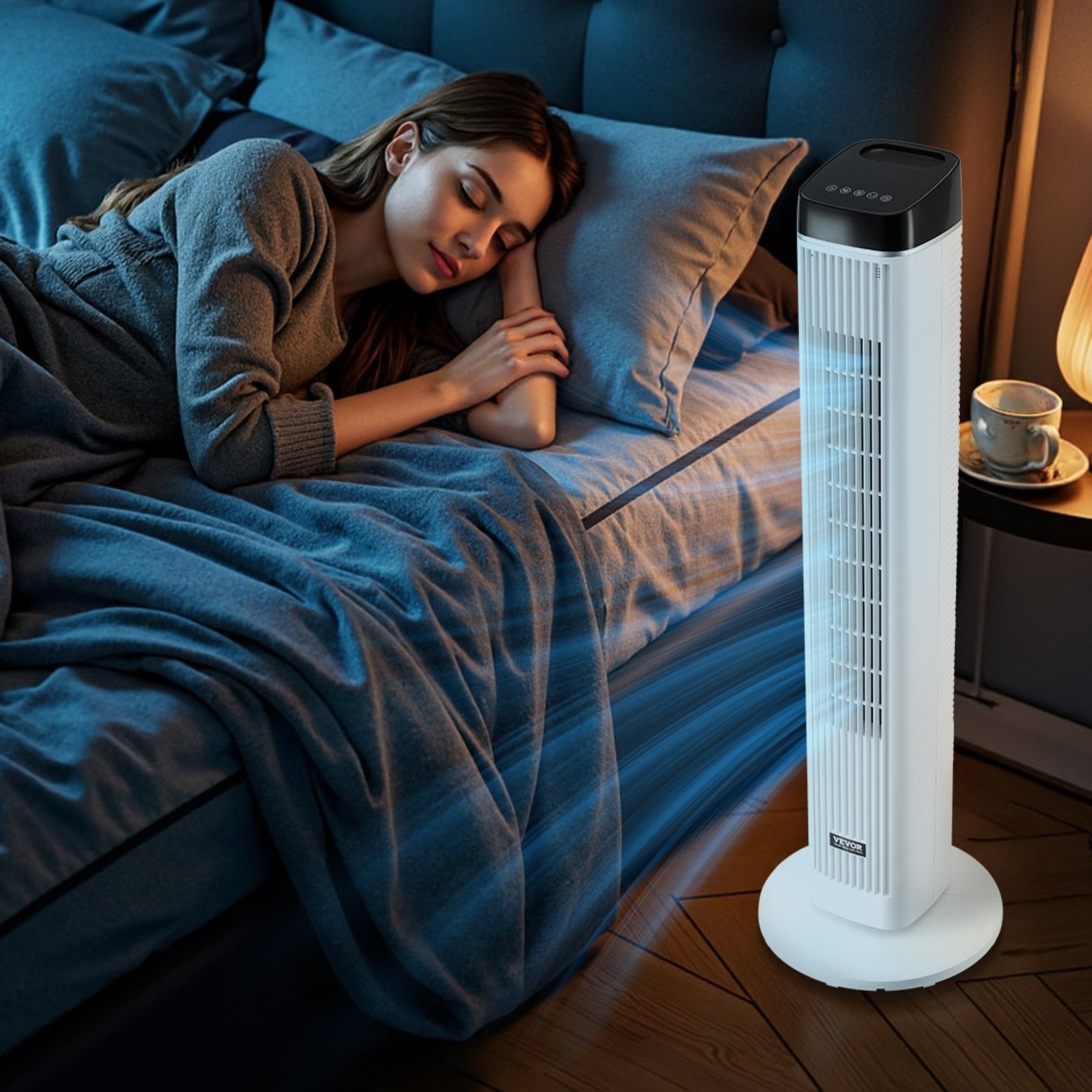 Bokštinis ventiliatorius VEVOR FTS008R, 60 W