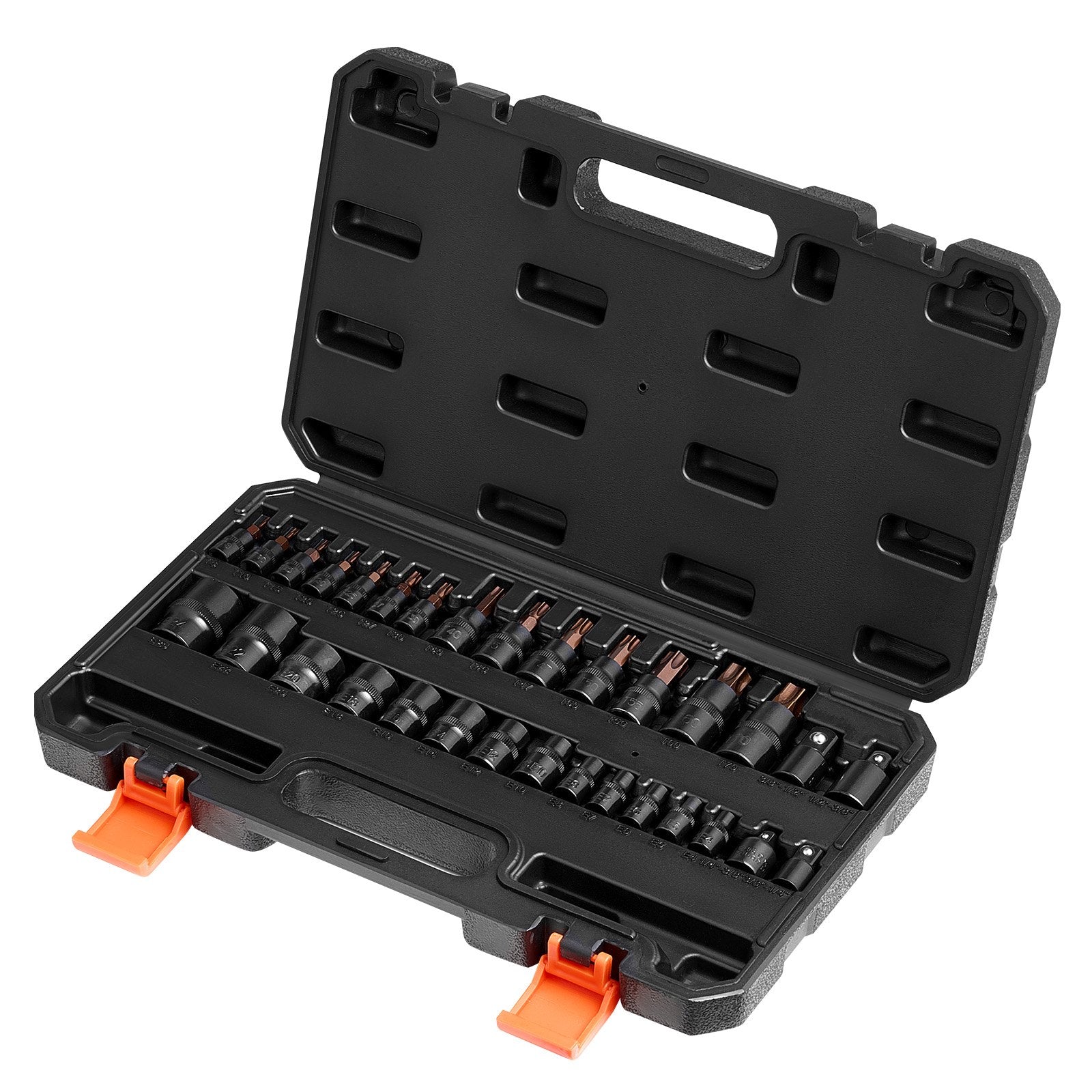 Torx galvučių ir antgalių rinkinys VEVOR 31PCS 31TE, 31 vnt.