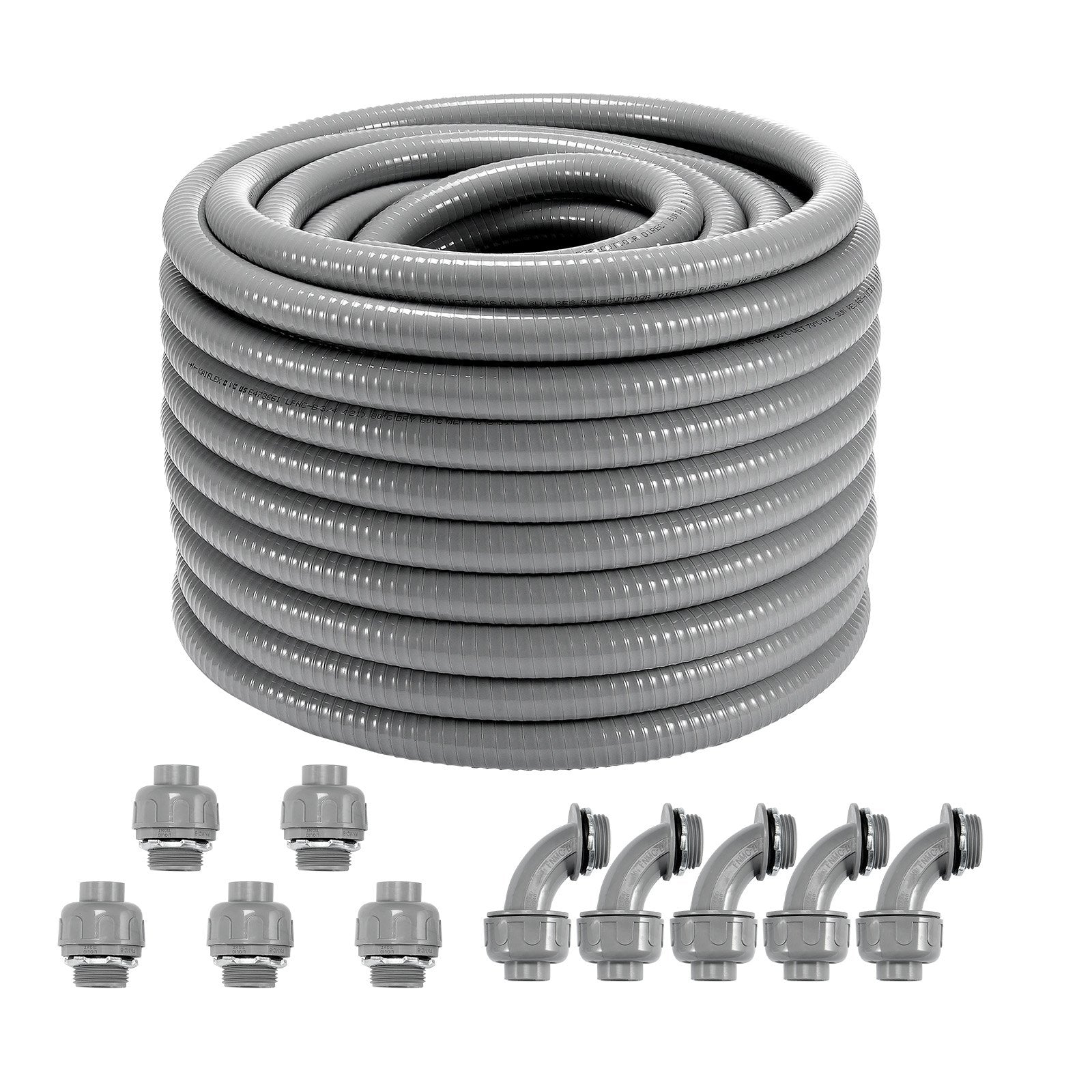 Lankstus PVC vamzdis elektros instaliacijai VEVOR PLFNCB-3/4, 19,1 mm