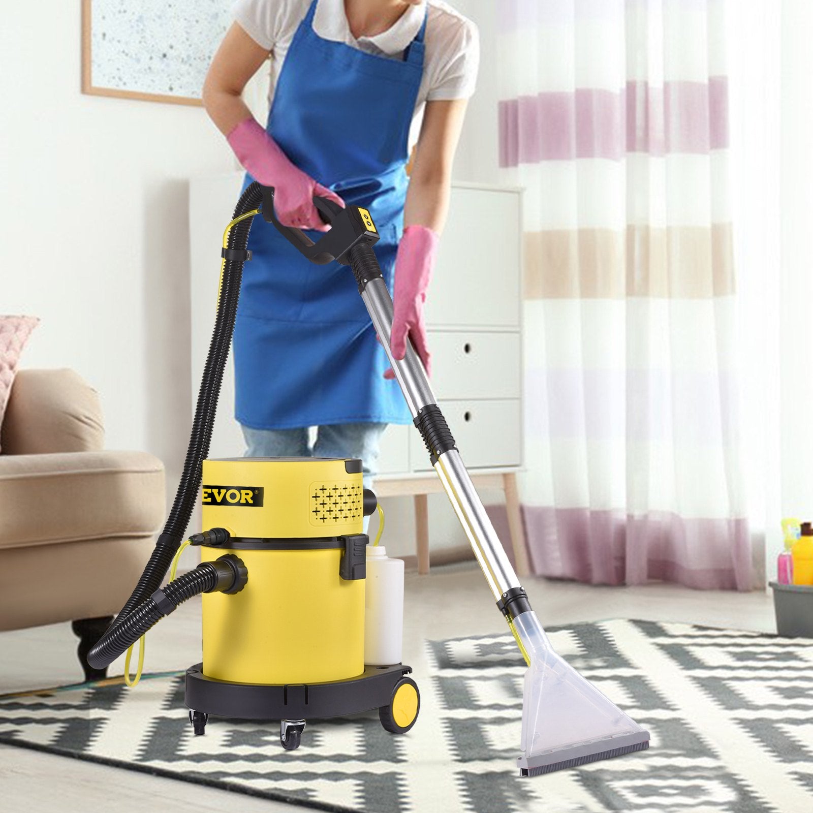 Plaunamas dulkių siurblys VEVOR VV-VC-220V, 1200 W