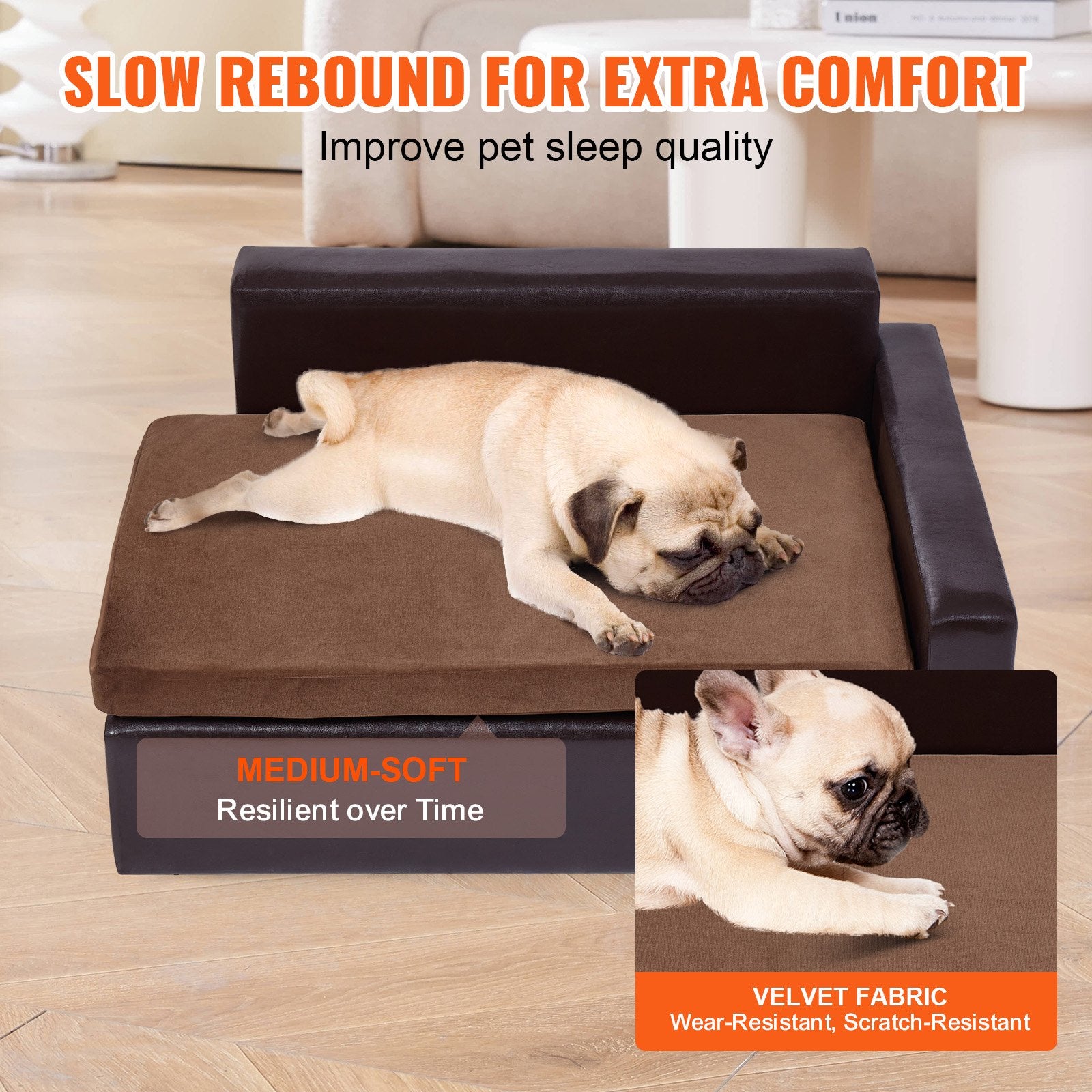 Sofa augintiniams VEVOR SF-909S, iki 50 kg