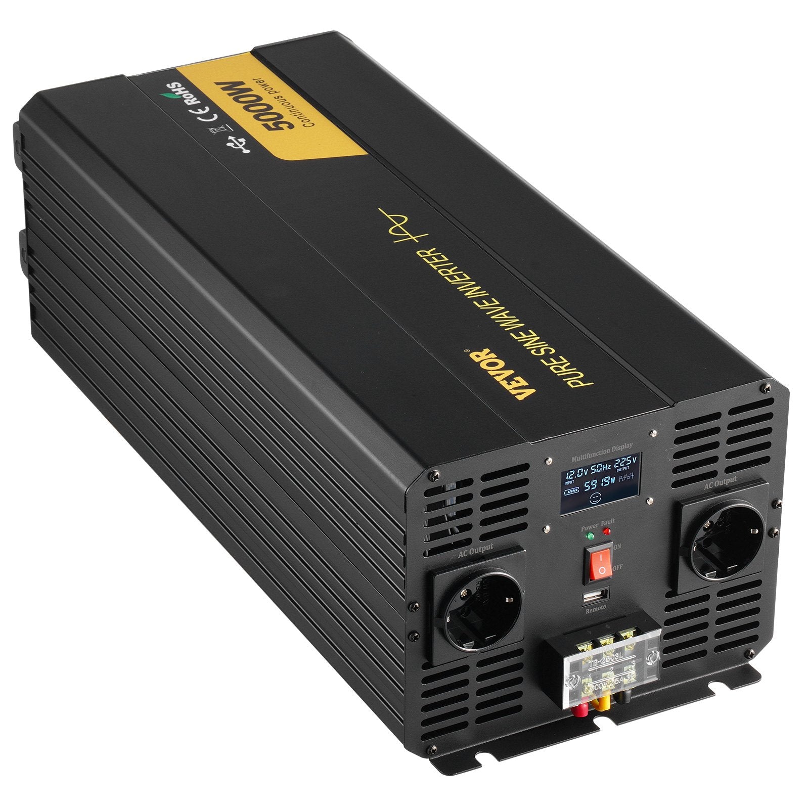 Įtampos keitiklis VEVOR TP-5000W, 5000W