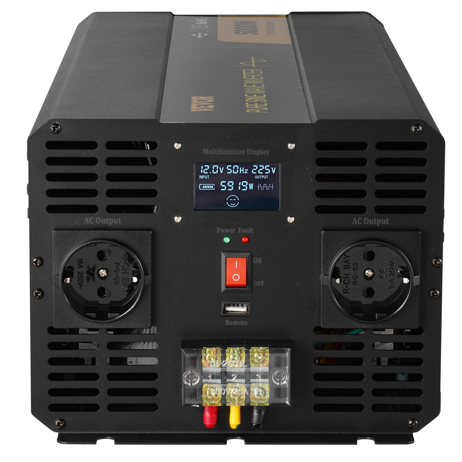 Įtampos keitiklis VEVOR TP-5000W, 5000W