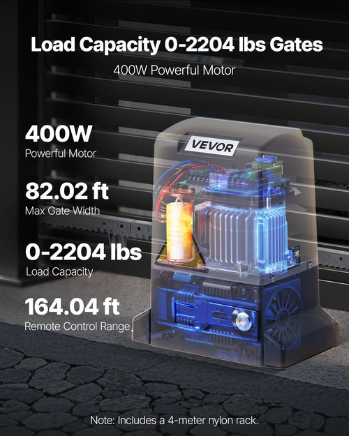 Automatinis stumdomų vartų atidarytuvas VEVOR MD400, 1000 kg